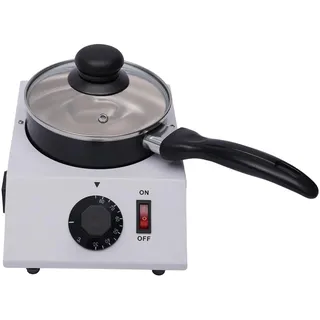 Schokoladenbad Schokolade Wasserbad Maschine mit Keramiktopf aus Aluminiumkeramik, 1KG Schokolade Schmelztiegel 40W 30-90 °C für Kuvertüre, Schokolade