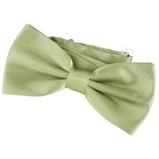 DonDon Edle lindgrüne Fliege bzw. Schleife mit Haken - bereits gebunden und verstellbar - Einheitsgröße