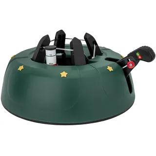 Star-Max Modell 2018 Christbaumständer by F-H-S, Model Start 1, für Baumhöhe bis 2,0 m, Weihnachtsbaumständer mit Fuhebelfunktion und Einseiltechnik, 2,0 Liter Wassertank, 2 liters, Grün