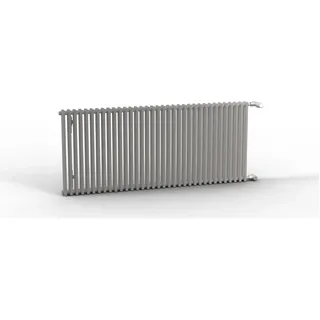 Kermi Pio Bad- und Wohnheizkörper zweilagig 600 x 1800 x 64 mm - Glanzsilber - E6N2V180060WXXK