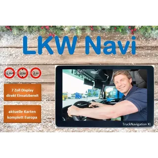 LKW - Truck - Navi  inkl. Kartenupdate – Navigationsgerät – 7 Zoll – Europa