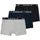 Nkmboxer Noos Unterhose Black/Pack w Grey Mel Dark Sapp 104
