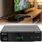 HD DVB-S2 Sat Receiver, Full HD 1080p Set-Top-Box, HDMI, Scart, USB Mediaplayer, Ethernet LAN, Coaxial, Satelliten-Receiver mit Fernbedienung