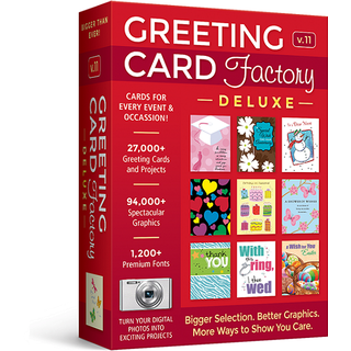 Avanquest Greeting Card Factory Deluxe 9, English