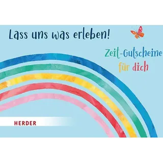 Herder Lass uns was erleben. Zeit-Gutscheine für dich