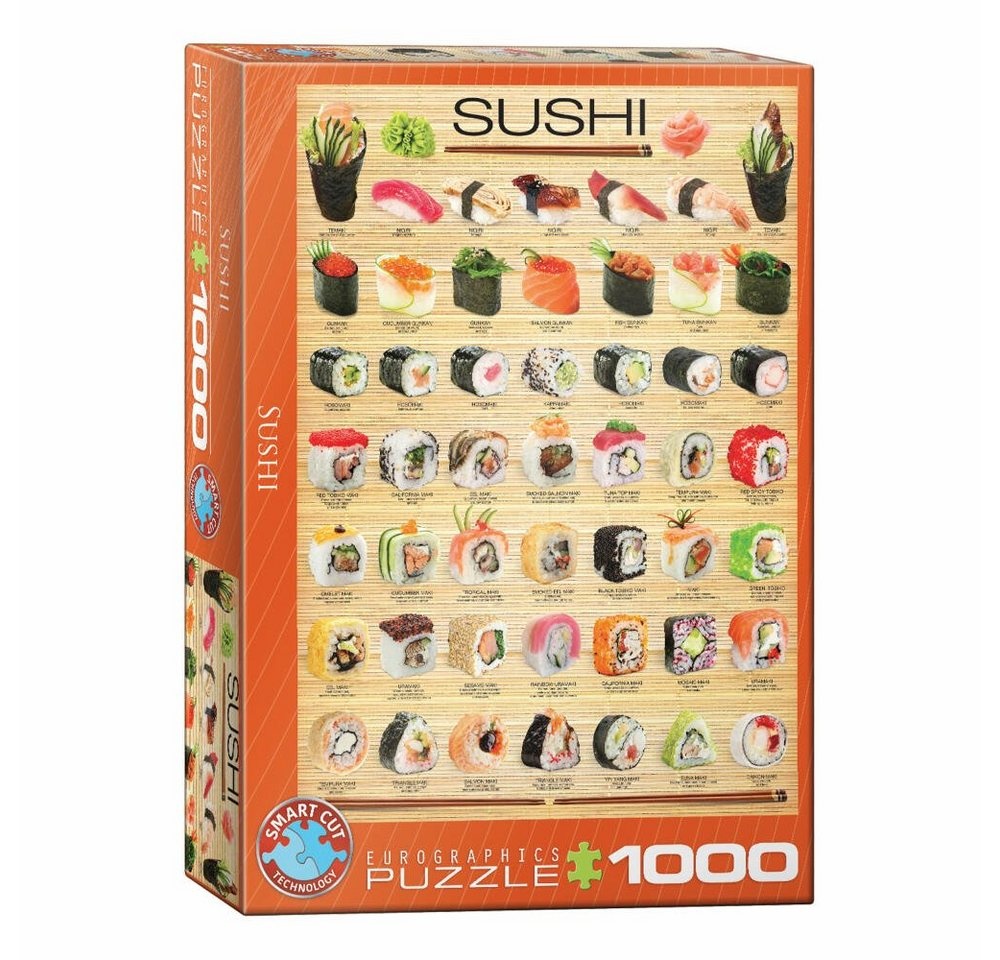 EUROGRAPHICS Puzzle Sushi, 1000 Puzzleteile bunt