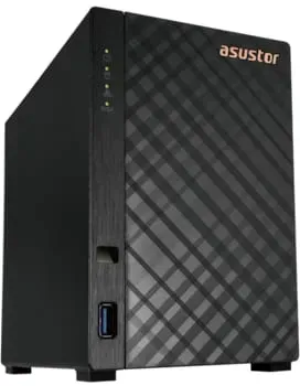 Asustor Drivestor 2 Lite AS1102TL, 2 Bay NAS Gehäuse Netzwerkspeicher, 1.7GHz Quad Core, 1GbE Port, 1GB RAM DDR4