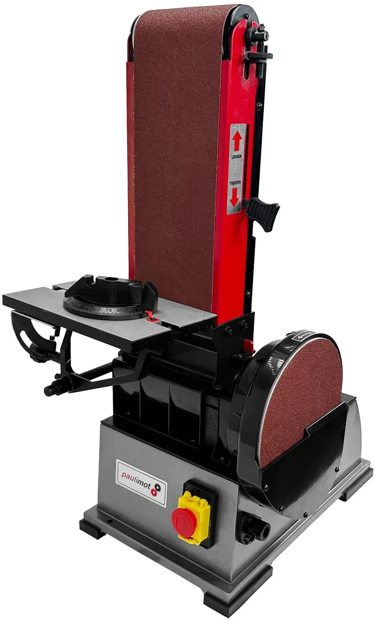 Band- und Tellerschleifer BTS100, Schleifband 1.219 x 152 mm, Schleifscheibe 228...