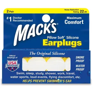 Macks Pillow Soft Ear Plugs White