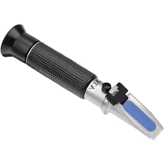HHTEC Kühlmittel Refraktometer 0–18% Brix – Schneidöl & Emulsion messen – 0,1% Genauigkeit – mit ATC & Kalibrierung mit destilliertem Wasser – auch für Zucker & Saft