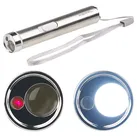 2in1-LED-Taschenlampe & Laserpointer, Edelstahl-Gehäuse, 15 Lumen