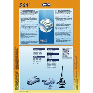 Swirl S 64 / S 66 MicroPor 4 St.