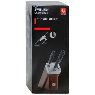 Zwilling Messerblock VIER STERNE Messerblockset SharpBlock mit KiS Technologie 4-tlg braun