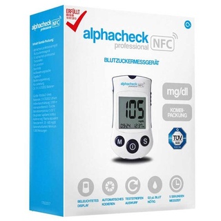 Berger Med Gmbh Alphacheck professional Blutzuckerm.mg/dl Kombipa.