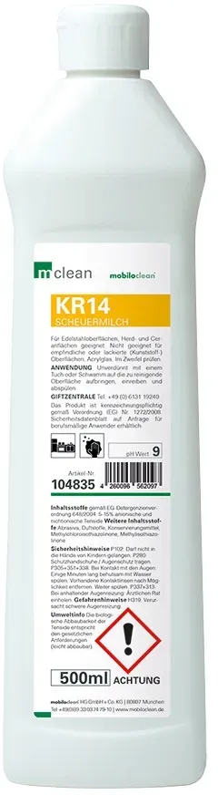 Cleanclub KR14 Scheuermilch 1L