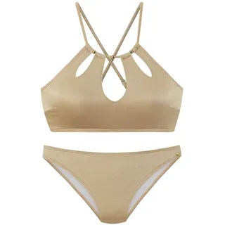 LASCANA Bustier-Bikini Damen Gold 44