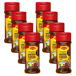 MAGGI Maggi® gebratenes Fleisch mit Pfeffer Gewürzmischung, 8x 78,0 g