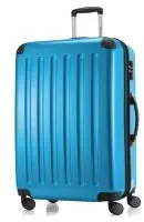 Alex - Koffer Hartschale Cyanblau glänzend, 75 cm, 119 Liter