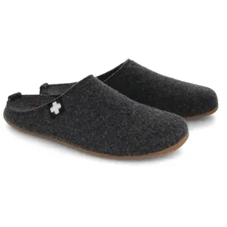 Living Kitzbühel Filzpantoffel Herren grau