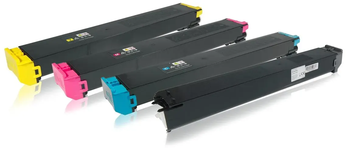 Multipack kompatibel zu Sharp MX36GTBA enthält 4x Tonerkartusche