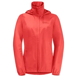 Damen Stormy Point 2l Jacke (Größe S, rot)