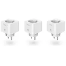 Hama Smarte WLAN-Steckdose, Matter, 3.680W, Sprach-/Appgesteuert, 3er-Pack