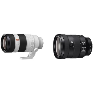 Sony FE 100-400mm f/4.5-5.6 GM OSS | Vollformat, Super-Teleobjektiv, Zoom Objektiv (SEL100400GM) & FE 24-105mm f/4 G OSS | Vollformat, Standardzoomobjektiv (SEL24105G)