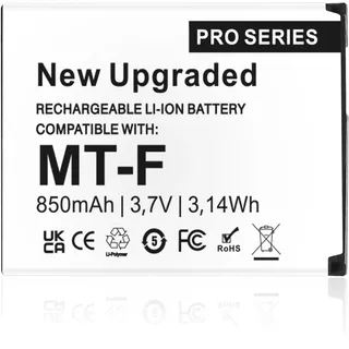 FLSTOR Akku für AVM Fritz!Fon MT-F, C5, C4, M2,Li-Ion Wiederaufladbarer Ersatzakku 3.7V 850mAh kompatibel mit den Original Akkus 312BAT006,312BAT016,312BAT006CS-FVM446CL, 1 Stück
