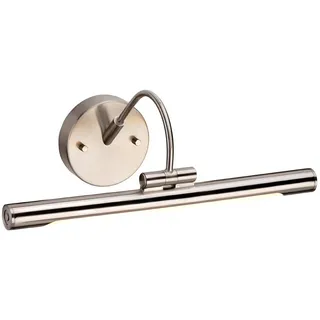 Bilderleuchte Wandlampe LED Spiegelleuchte Flurlampe Stahl Nickel B 38,8 cm