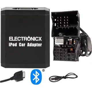 Adapter Bluetooth AUX iPhone iPad iPod für BMW Mini Land Rover Flachpin ▶ Auto Radio Adapter iPhone iPad iPod  Versand DE