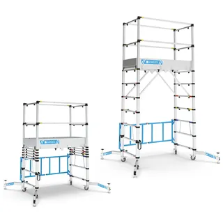 ZARGES Teletower 1T - Teleskopierbares Fahrgerüst