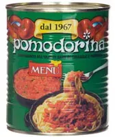 Pomodorina  Tomatensoße neapolitanischer Tradition, Menu, Emilia-Romagna