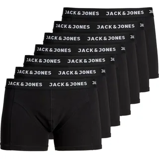 JACK & JONES Huey Boxershorts 7 Einheiten Black / Detail Black / Black M
