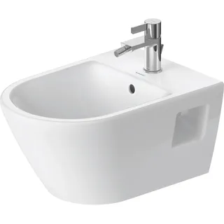 Duravit D-Neo Wand-Bidet 370x540x400mm, 1 Hahnloch, Überlauf, weiß