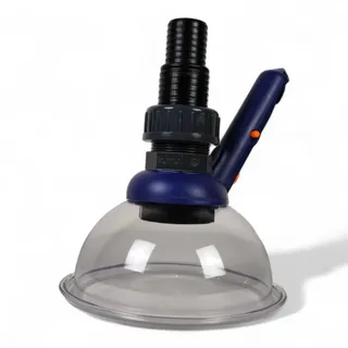 BoFiTec Mulmsauger Saugglocke Schlammsauger Teichreiniger transparent für Teleskopstange