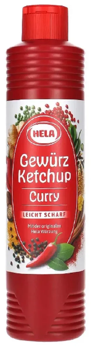 HELA Curry Gewürz Ketchup Curry (leicht) Scharf 800ml Flasche