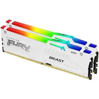 DDR5 6000MT/s RGB 64GB Kit (2x32GB) CL36 Weiß KF560C36BWEAK2-64