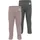 2er Pack Grau/Rosa 92