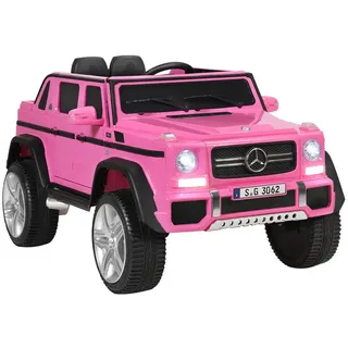 Costway - 12V Mercedes-Benz Maybach Kinderauto mit 2,4G-Fernbedienung, Elektroauto mit MP3, Musik, Hupe und LED-Leuchten, Jeep Auto 2,5-5,5km/hm,