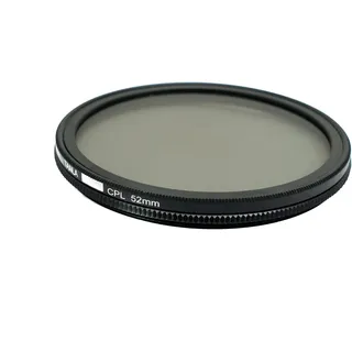 system-s CPL 52 mm Filter Circular Polarizer Linse für Smartphone Fotografie in Schwarz