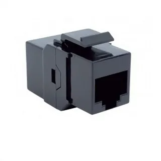Bachmann Keystone CAT6 UTP Kupplung RJ45 ungeschirmt, schwarz