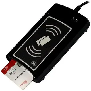 ACS ACR1281U-C1 DualBoost II Smart-Card-Lesegerät USB USB 1.1 Schwarz