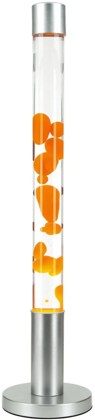 EASYLIGHT Lavalampe Orange Groß 76 cm Hoch mit Leuchtmittel Retro Alan