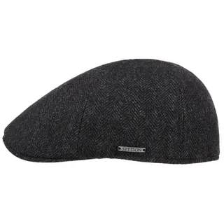 Stetson Flat Cap Texas Woolrich mit Schirm grau 55/S
