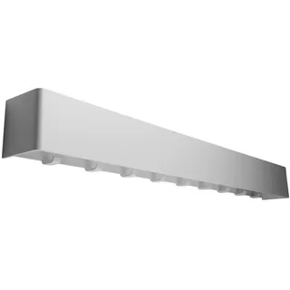 Designfabrik Hamburg Garderobenleiste, Weiß, Metall, Rechteckig, 80x8x7.8 cm Garderobe, | Garderobenhaken