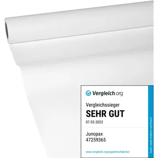 JUNOPAX 50m x 1,15m, Papiertischdecke weiß
