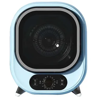 XFQZJG Tragbarer Kondensationstrockner, klein, 5 kg Fassungsvermögen, kompakter Schleudertrockner, belüftete Trocknung, 0,8 kg Ladung, energieeffizient, ideal für kleine Räume