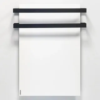 VASNER Infrarotheizung-Handtuchhalter Citara 2er Set Schwarz