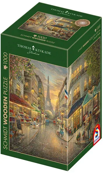 Holzpuzzle 1000 Teile Paris Café