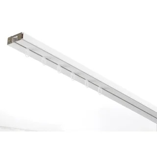 Gardinia Vorhangschiene GE 1-läufig, weiß, 300 cm